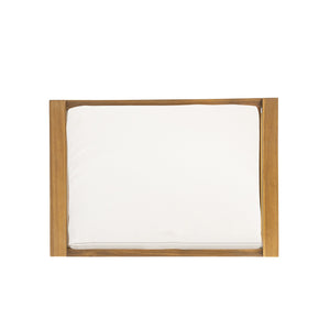 English Elm Christopher Knight Home® - Acacia Teak Outdoor Dining Set of 5 with Cushioned Chairs & Benches, Weatherproof Acacia Wood Patio N779P191976T_N779P210772L_N779P210771L