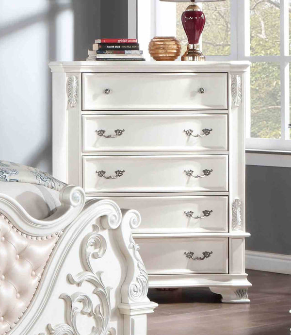 English Elm Brown Cherry Chest with Genuine Marble Top Bronze Hardware Traditional Bedroom Storage B2741P448888