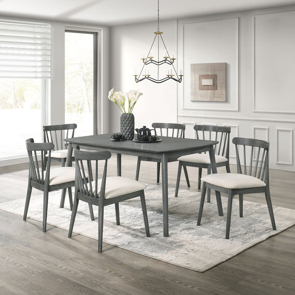 English Elm 2-Piece Rustic Dining Chairs Set - Solid Wood Frame, Ergonomic Comfort, Farmhouse Style, Easy Setup W2537P214547