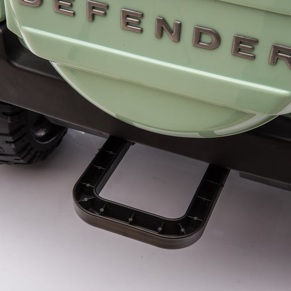 English Elm Licensed Land Rover Defender Ride on Car 24v Dual Motor with Parental Remote Green W1578P339063