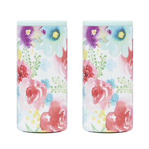 Lenox Cambridge Watercolor Floral Can Coolers, Set of 2 NO COLOR METAL E9196PCBWFDS