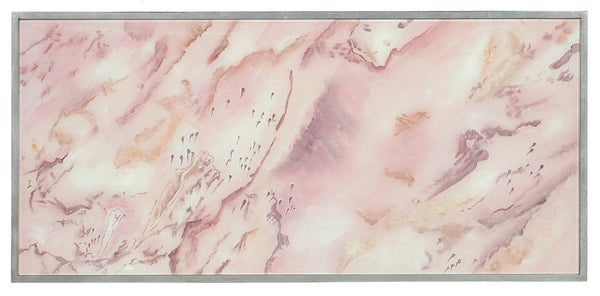 Hooker Furniture Susan Elegant Komen Eternal Chest With Hand-Painted Pink Glass, Silver Accents & Five Soft-Closing Drawers 5000-85002-67