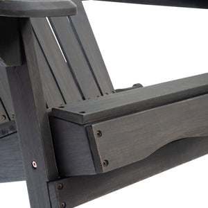 English Elm Christopher Knight Home® - Malibu Rustic Adirondack Chair – Durable Acacia Wood, Comfortable Design, Weather-Resistant Finish N770P241668B