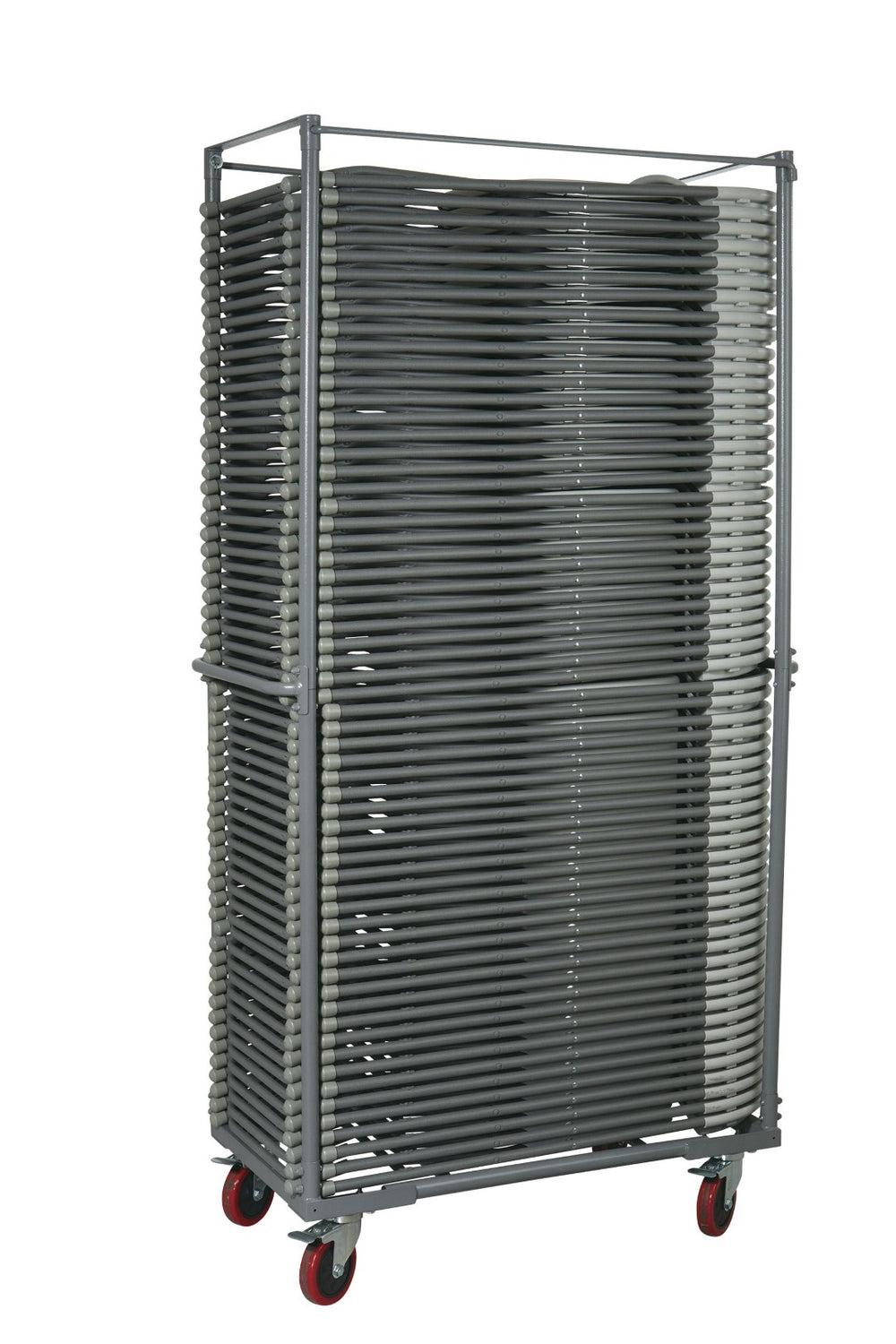 OSP Home Furnishings Caddy for Folding Chairs Holds 60 Seats with Locking Swivel Casters for Event Venues TC104