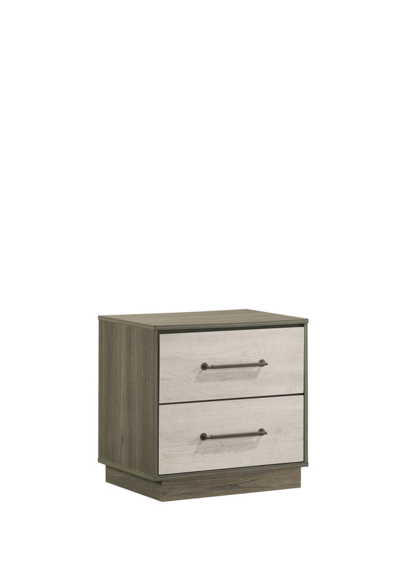 English Elm Gem Modern 5-Piece Queen Bedroom Set - Stylish Beige & Brown Furniture With Ample Storage Space B009S01435