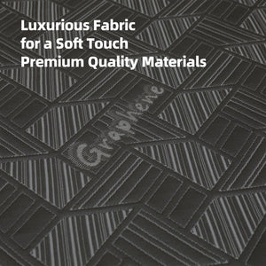 English Elm 10 Inch Queen Mattress Copper Infused Foam 7 Zone Support Breathable Certipur Certified Black And Silver W5081P394347