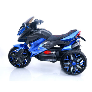 English Elm Kids Electric Three Wheel Motorcycle with Led Lit Wheels Pu Seat and Bluetooth Audio W1760P252040