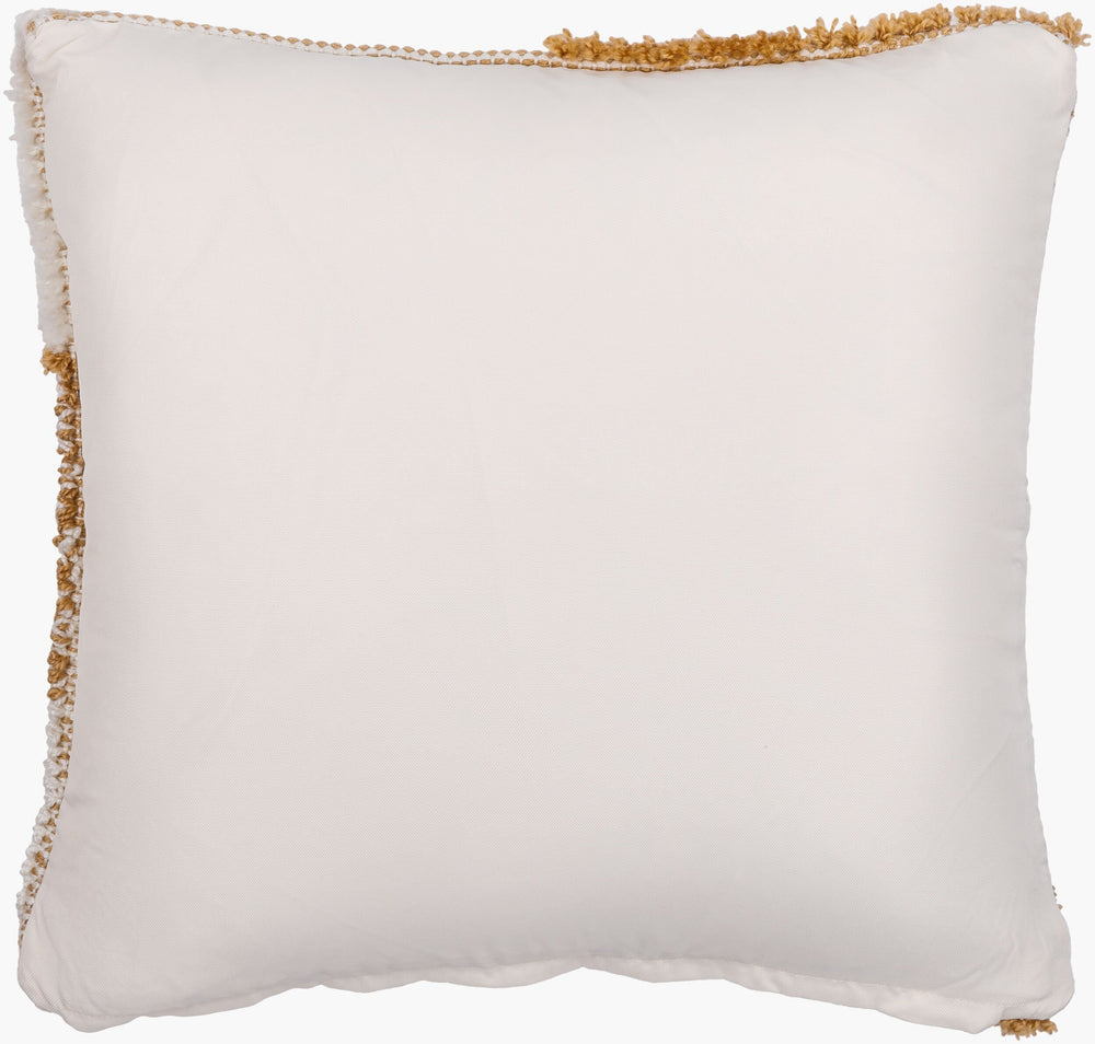 Surya Chelmsford 18"L X 18"W Cozy Accent Pillow - Soft Polyester, Rustic Decor, Easy Care, Modern Flair Ivory Polyester,Polyester Cfd001-2222d