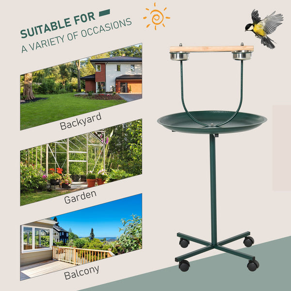 English Elm Cat House Outdoor Three Story Fir Wood Shelter with Hammock and Weatherproof Roof T3971P383970