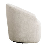 INK+IVY Bonn Transitional Upholstered 360 Degree Swivel Chair II103-0563 Cream