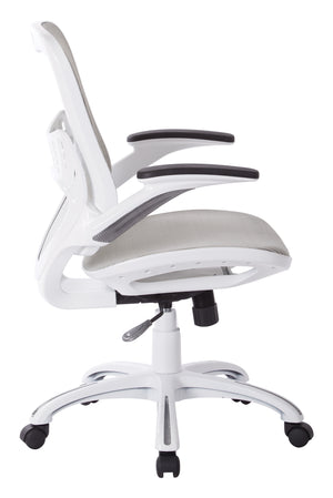 OSP Home Furnishings Riley Office Chair White Mesh