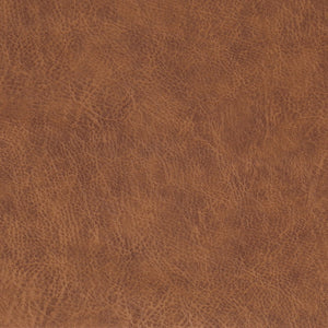 English Elm Feast Coffee Upholstered Dining Side Chair Set of 2 — Padded Armless Seats, Faux Leather, Black Metal Legs B062P342731