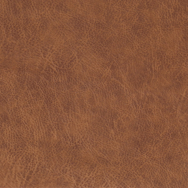 English Elm Feast Coffee Upholstered Dining Side Chair Set of 2 — Padded Armless Seats, Faux Leather, Black Metal Legs B062P342731