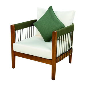 English Elm Christopher Knight Home® - 3 Pcs Set Acacia Wood Outdoor Lounge Chairs With Plush Water-Resistant Cushions & Handwoven Ropes N767P265743A002_63163.00