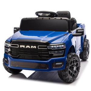 English Elm Licensed Dodge Ram 3500 Kids Electric Ride on Truck with Remote Suspension Bluetooth W1578P346249