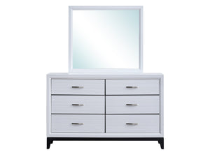 English Elm Glasgow Five-Drawer Chest with Dovetail Construction and Smooth Glides for Ample Organized Storage White 36 L x 60 W x 19 H B078P349548