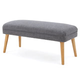 Christopher Knight Home® - Noble House - Desdemona Light Grey Fabric Ottoman