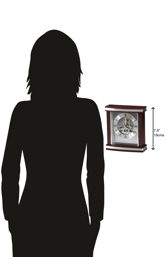 Hekman Furniture 645673 Templeton Tabletop Clock – Elegant Skeleton Design, Rosewood Finish, Perfect Gift For Any Occasion Rosewood Templeton Tabletop Clock 645673