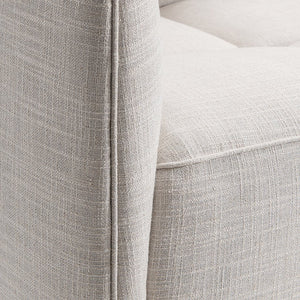 Bernhardt Bernhardt Mercer Tailored Fabric Sofa with Blind Tufting for Modern Living Rooms L9107O