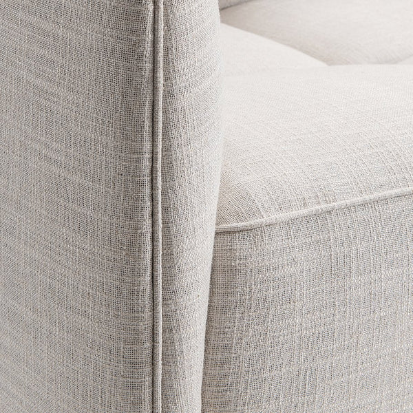 Bernhardt Bernhardt Mercer Tailored Fabric Sofa with Blind Tufting for Modern Living Rooms L9107O