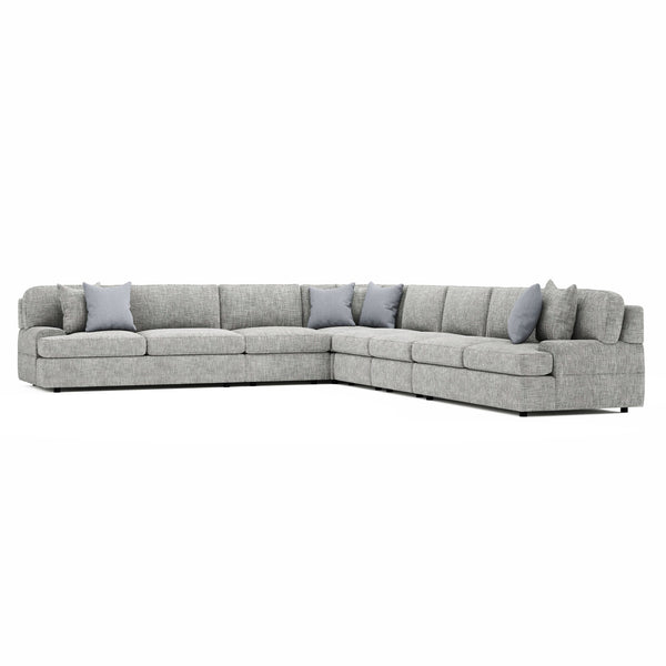Bernhardt Bernhardt Serena Sectional With Low-Profile Frame And Deep Cushions For Modern Comfort And Style - Made to Order Grey K2027