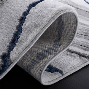 Safavieh Craft 819 Power Loomed Contemporary Rug IIX Grey / Blue CFT819N-9SQ