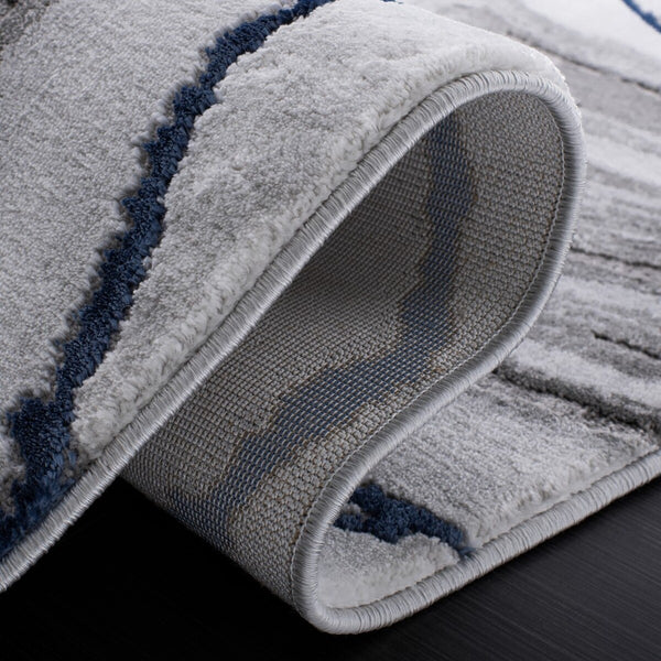 Safavieh Craft 819 Power Loomed Contemporary Rug IIX Grey / Blue CFT819N-9SQ