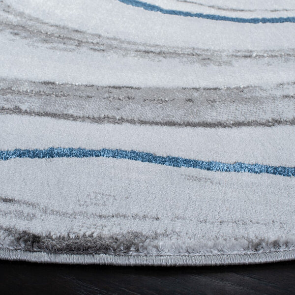 Safavieh Craft 819 Power Loomed Contemporary Rug IIX Grey / Blue CFT819N-9SQ