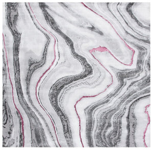 Safavieh Craft 819 Power Loomed Contemporary Rug IIX Grey / Wine CFT819S-212