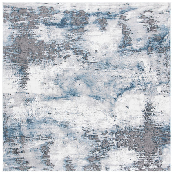 Safavieh Craft 850 Power Loomed Contemporary Rug IIX Blue / Grey CFT850M-4R