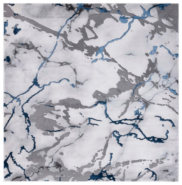 Safavieh Craft 800 Power Loomed Contemporary Rug IIX Grey / Blue CFT852F-10