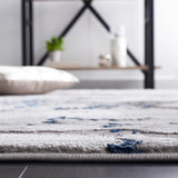 Safavieh Craft 800 CFT854 Power Loomed Contemporary Rug Grey / Blue CFT854G-210