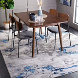 Safavieh Craft 800 CFT854 Power Loomed Contemporary Rug Grey / Blue CFT854G-210