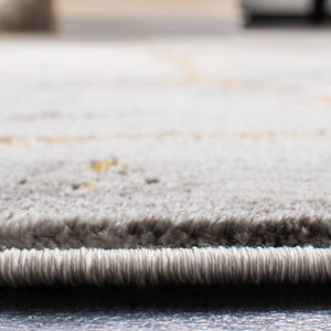 Safavieh Craft 877 Power Loomed 85% Polypropylene, 15% Polyester Contemporary Rug Grey / Gold CFT877F-2