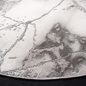 Safavieh Craft 877 Power Loomed 85% Polypropylene, 15% Polyester Contemporary Rug Grey / Silver CFT877G-2