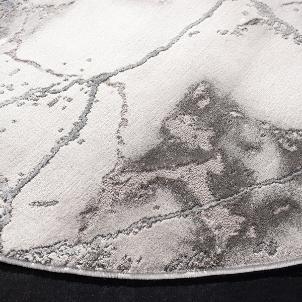 Safavieh Craft 877 Power Loomed 85% Polypropylene, 15% Polyester Contemporary Rug Grey / Silver CFT877G-2