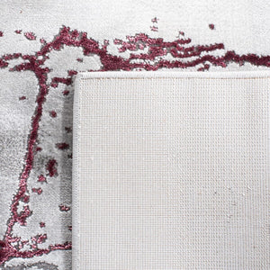 Safavieh Craft 877 Power Loomed Contemporary Rug IIX Grey / Wine CFT877S-218