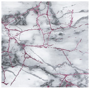 Safavieh Craft 877 Power Loomed Contemporary Rug IIX Grey / Wine CFT877S-218