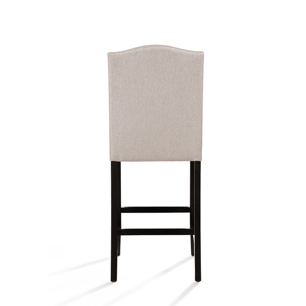 English Elm Markson Nail Head Trim Counter Stools Set of Two Upholstered Hardwood Frame Espresso 62369.00WHT