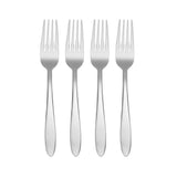 Oneida Mooncrest Stainless Steel Dinner Forks, Set of 4 - Rust Resistant & Dishwasher Safe