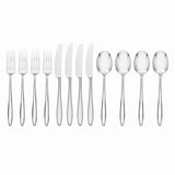 Lenox Hampton Forge Ayla 12 Piece Flatware Set Metallic, STAINLESS METAL 894842