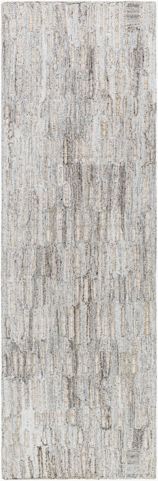 Surya Calgary Eco-friendly Hand Tufted 2' X 3' Rug - Luxurious Comfort, Modern Style & Durability Medium Gray Recycled Pet Yarn Cgr2300-268