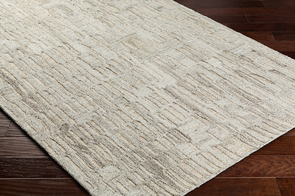 Calgary CGR-2300 9' x 12' Handmade Rug CGR2300-912  Medium Gray, Taupe, Light Brown, Brown Surya