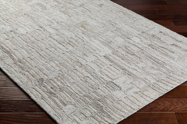 Surya Calgary Eco-friendly Hand Tufted 2' X 3' Rug - Luxurious Comfort, Modern Style & Durability Medium Gray Recycled Pet Yarn Cgr2300-23