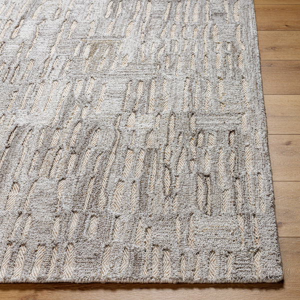 Calgary CGR-2300 9' x 12' Handmade Rug CGR2300-912  Medium Gray, Taupe, Light Brown, Brown Surya