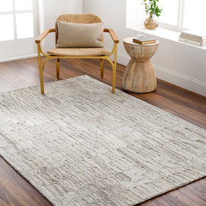 Surya Calgary Eco-friendly Hand Tufted 2' X 3' Rug - Luxurious Comfort, Modern Style & Durability Medium Gray Recycled Pet Yarn Cgr2300-23