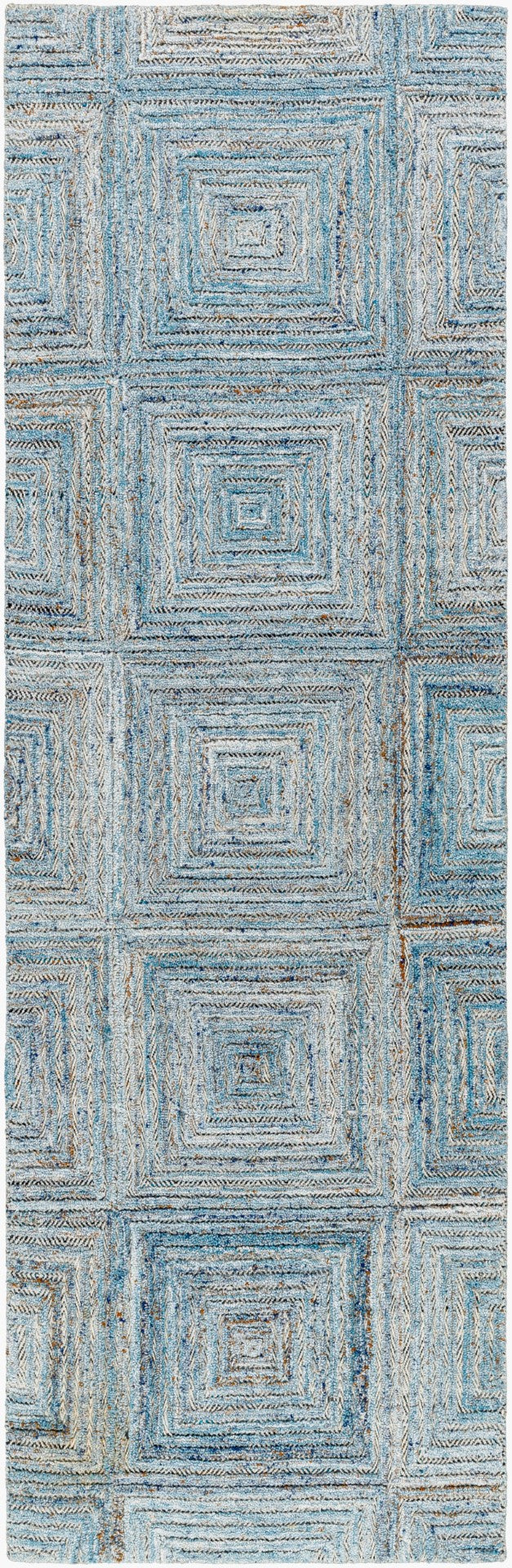 Surya Calgary Eco-friendly Hand Tufted 2' X 3' Rug - Luxurious Comfort, Modern Style & Durability Ice Blue Recycled Pet Yarn Cgr2301-268