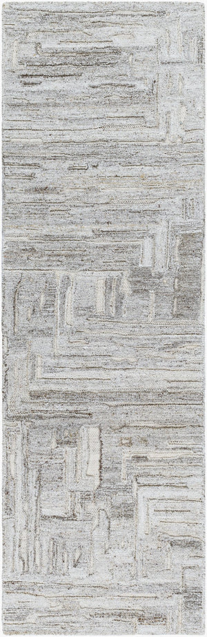 Surya Calgary Eco-friendly Hand Tufted 2' X 3' Rug - Luxurious Comfort, Modern Style & Durability Off,White Recycled Pet Yarn Cgr2302-268