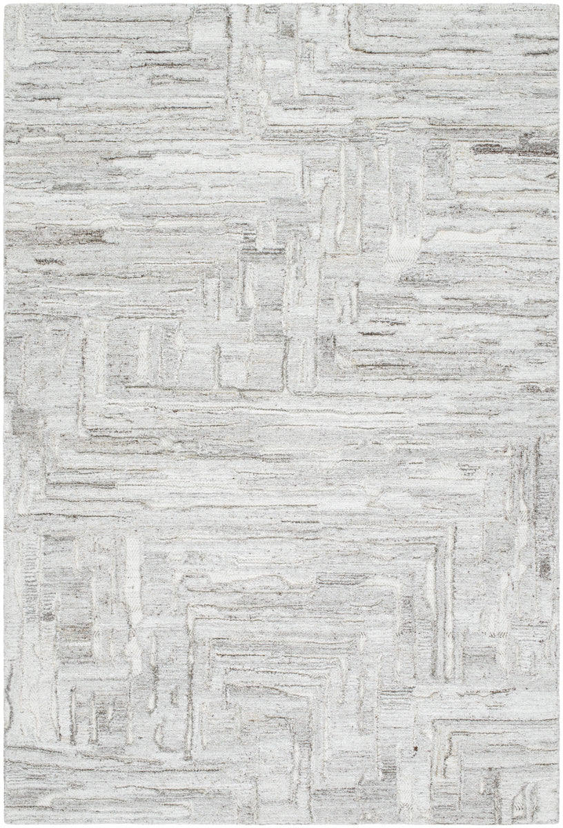 Calgary CGR-2302 9' x 12' Handmade Rug CGR2302-912  Off-White, Taupe, Ivory, White Surya