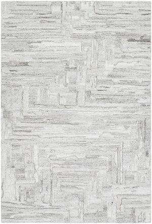 Calgary CGR-2302 9' x 12' Handmade Rug CGR2302-912  Off-White, Taupe, Ivory, White Surya